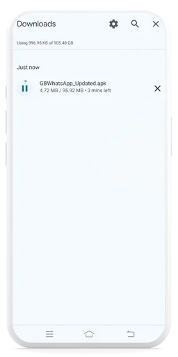 GB WhatsApp download screenshot