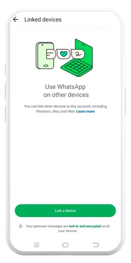 GB WhatsApp linked devices screenshot