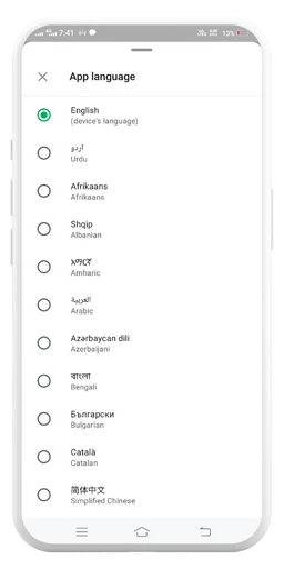 GB WhatsApp multi-lingual screenshot