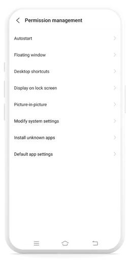 GB WhatsApp permission managment screenshot