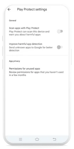 GB WhatsApp play protect settings screenshot